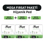 Sleepy Natural Ultra Hassas Gece Hijyenik Ped 3 x 36'lı