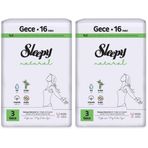 Sleepy Natural Ultra Hassas Hijyenik Ped Gece 16 Adet (2 paketi)