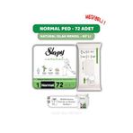 Sleepy Natural Ultra Hassas Hijyenik Ped Normal 72 Adet, Natural 60'Lı Islak Mendil Ve Rosıe
