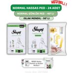 Sleepy Natural Ultra Hassas Normal Ped 24'lü,günlük Ped 40'lı, Sensitive 50'li Mendil ve Rosıe - 1