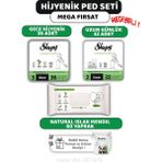 Sleepy Natural Ultra Hassas Ped Gece 36'lı, Günlük Ped 32'li, Natural 60'lı Mendil ve Rosıe - 1