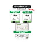 Sleepy Natural Ultra Hassas Ped Gece 36'Lı, Günlük Ped 32'Li, Natural 60'Lı Mendil Ve Rosıe