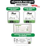Sleepy Natural Ultra Hassas Ped Uzun 40'lı, Günlük Ped 32'li, Natural 60'lı Mendil ve Rosıe - 1