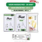 Sleepy Natural Ultra Hassas Uzun Ped 20'li,günlük Ped 32'li Sensitive 50'li Mendil ve Rosıe - 1