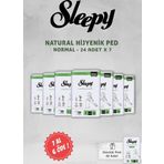 Sleepy Natural Ultra Normal Hijyenik Ped 24 Adet ve 40'lı Günlük Ped