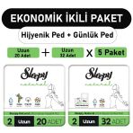 Sleepy Natural Ultra Uzun 20 Adet Ped ve Uzun 5x32 Adet Günlük Ped