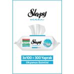 Sleepy Ocean Yüzey Temizlik Havlusu&Mendili Okyanus Esintisi 3x100 (300 Yaprak)