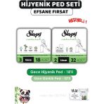Sleepy Ped Gece Li + Günlük Uzun 32 Li Rosie