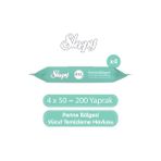 Sleepy Perine Bölgesi Vücut Temizleme Havlusu 4x50 (200 Yaprak)