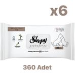 Sleepy Petcare Islak Havlu Kedi ve Köpekler İçin Doğal Bambu ve Bitkisel Gliserin 360 Adet