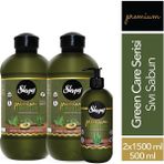 Sleepy Premium Green Care Serisi Sıvı Sabun 500 ml + 2X1500 ml - [d]