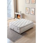 Sleepy Premium Ortopedik Paket Yaylı Yatak 33 cm Pillowtop Teddy Kumaş Tek / Çift Kişilik Yatak - 120 x 190 cm