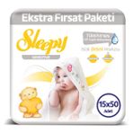 Sleepy Sensitive 50x15'li 750 Yaprak Islak Havlu