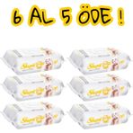Sleepy Sensitive Islak Bebek Havlusu 50'li x 6 Paket – 6 Al 5 Öde Kampanyalı, Alkolsüz, Kapaklı, Hassas Ciltlere Uygunu, Toplam 300 Yaprak