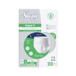 Sleepy Süper3 Emici Külot Hasta Bezi Orta Boy (M) 30'lu 1 Paket 2400 ML Yüksek Emiş Gücü