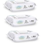 Sleepy Yenidoğan Bio Natural 3X40 Islak Mendil Alkol İçermez %99,5 Saf Su ile Dermatolojik Test Edilmiş