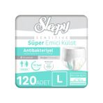 Sleepy Yetişkin Külot L Hasta Bezi 120 Adet L
