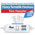 Sleepy Yüzey Temizlik Havlusu 3X100 (300 Yaprak) Çamaşır Suyu Katkılı Ekstra Hijyenik Temizlik