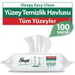 Sleepy Yüzey Temizlik Havlusu Beyaz Sabun 100Lü