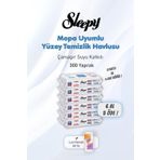 Sleepy Yüzey Temizlik Havlusu Çamaşır Suyu Katkılı 6 AL 5 ÖDE 300 Yaprak ve Pamuk