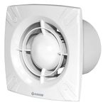 Slim 100, Banyo Tuvalet Havalandırma Fanı, Aspiratör, Duvar tipi, 105 m3/h 100 mm. Çap