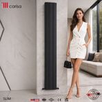 Slim 1800*0470*05/ral 7016 Kumlu Antrasit/hb(orta)/alüminyum Radyatör Yakit Tasarrufu Sağlar Premium Malzeme