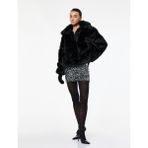 Slim Fit A Kesim Pullu Payetli Mini Etek