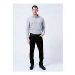 Slim Fit Armürlü Gri Erkek Gömlek