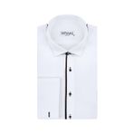 Slim Fit Ata Yaka Beyaz Erkek Gömlek