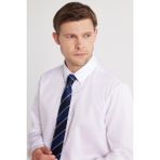 Slim Fit Beyaz Non-Iron %100 Pamuk Doğa Dostu Ekoteks Belgeli Ütü Gerektirmez Gömlek - 2XL
