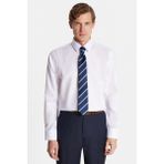 Slim Fit Beyaz Non-Iron %100 Pamuk Doğa Dostu Ekoteks Belgeli Ütü Gerektirmez Gömlek