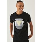Slim Fit Dar Kesim Bisiklet Yaka Kısa Kollu Tişört