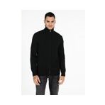 Slim Fit Erkek Siyah Hırka