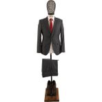 Slim Fit Erkek Takım Elbise - Gri-2 - 50 / 8