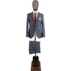 Slim Fit Erkek Takım Elbise - Mavi