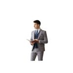 Slim Fit Gri-Bordo Ekose Kareli Düz Mono Yaka Çift Yırtmaçlı Astarlı Takim Elbise Bordo 52/6