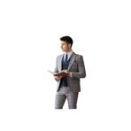 Slim Fit Gri-Bordo Ekose Kareli Düz Mono Yaka Çift Yırtmaçlı Astarlı Takim Elbise Bordo 58/6