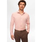 Slim Fit Gül Kurusu Italyan Yaka Dar Kesim Klasik Kravatlık Uzun Kollu Kolay Ütülenebilir 2HF02ORT5185 - Pembe