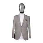 Slim Fit Kareli Erkek Ceket