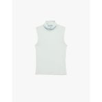 Slim Fit Kolsuz Dik Yaka Viskon Bluz