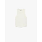Slim Fit Kolsuz Halter Yaka Bluz