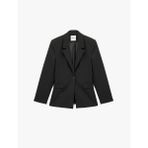 Slim Fit Uzun Kollu Cep Detaylı Düğmeli Geniş Yaka Blazer Ceket