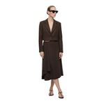 Slim Fit Uzun Kollu Crop Blazer Ceket