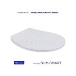 Slim Smart Oval Form C Model Yavaş Kapanan Klozet Kapağı Üstten S