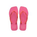 Slim Square Boho Pink Kadın Parmak Arası Terlik