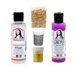 Slime Seti Fosforlu Mor Renk 70 ML Renkli Slaym Südor Sılaym Seti 70 ML Slime Borax