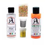 Slime Seti Fosforlu Turuncu Renk 70 ML Renkli Slaym Südor Sılaym Seti 70 ML Slime Borax