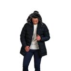 SLİMFİT KAPŞONLU İÇİ ASTARLI ERKEK SPOR KAPİTONE MONT LACİVERT M