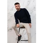 SLİMFİT YARIM BALIKÇI ERKEK TRİKO SPOR KAZAK LACİVERT XL