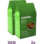 Slimplus Tohum Kraker Ispanaklı Cracks – Glutensiz Vegan Katkısız (2 x 50G) - 100 gr